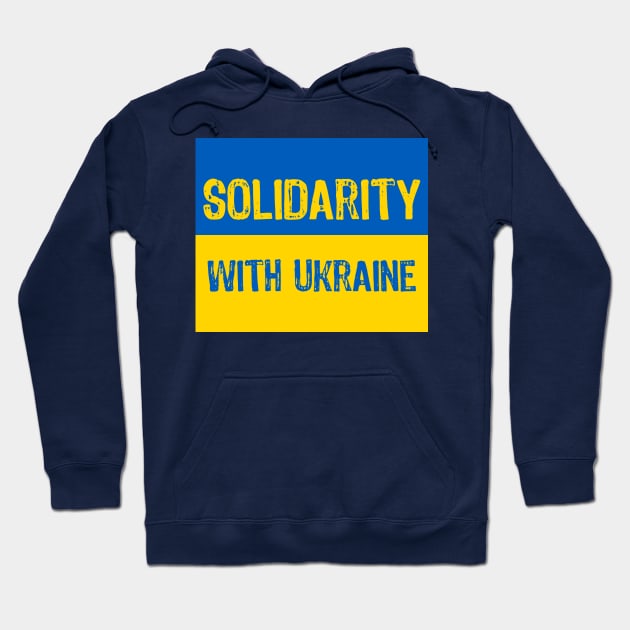 Solidarity with Ukraine Hoodie by Scar